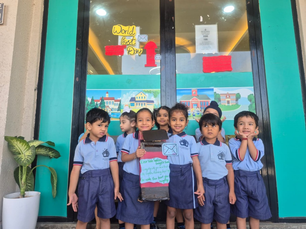 World Post Day celebration at The Veda Toddlers